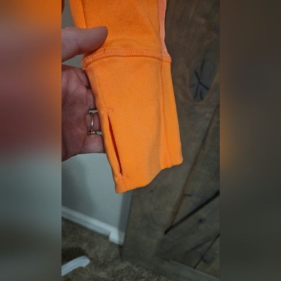 CALVIN KLEIN Performance Neon orange athletic full zip jacket. Size Small - Picture 7 of 9